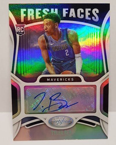 2020-21 Panini Cerified Fresh Faces RC Tyler Bey Mavericks