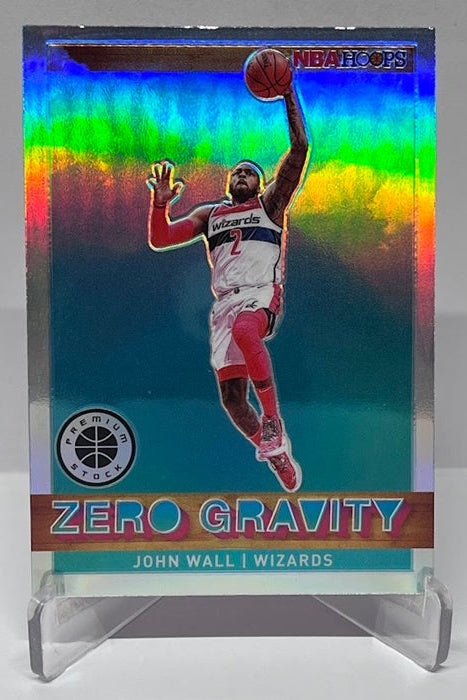 2019-20 Panini Hoops Premium Stock Silver Prizm Zero Gravity John Wall Wizards