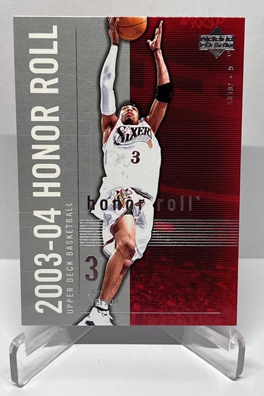 2003-04 Upper Deck Honor Roll Allen Iverson Philadelphia 76ers #64