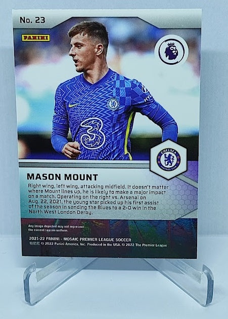 2021-22 Panini Mosaic Premiere League Pitch Masters Mason Mount Chelsea #23