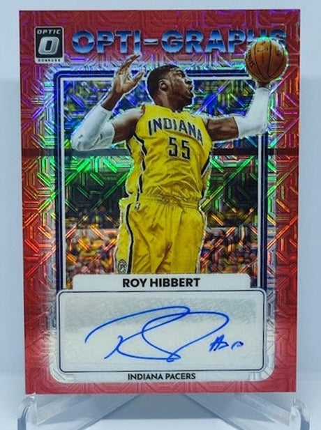 2022-23 Panini Donruss Optic OPTI-GRAPHS Choice Roy Hibbert Pacers