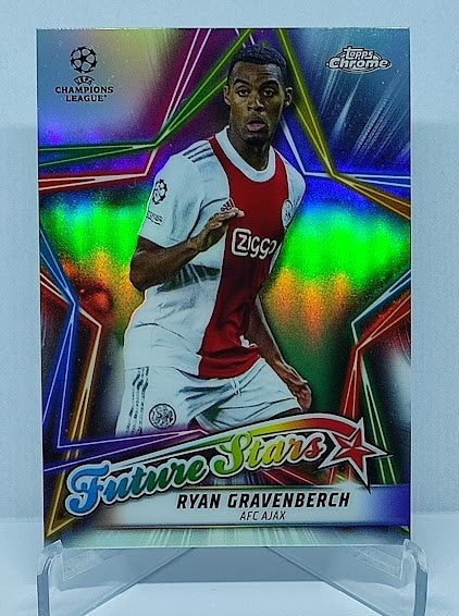 2022 Topps Chrome UCL Future Stars Holo Ryan Gravenberch Ajax
