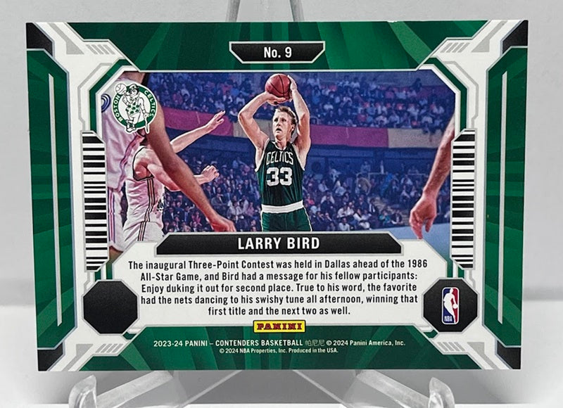 2023-24 Panini Contenders Suite Shots Larry Bird Boston #9