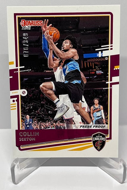 2020-21 Panini Donruss Press Proof Darius Garland Cavaliers 076/349 #77