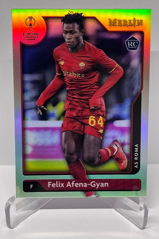 2022 Topps Merlin Refractor RC Felix Afena-Gyan AS Rom #116
