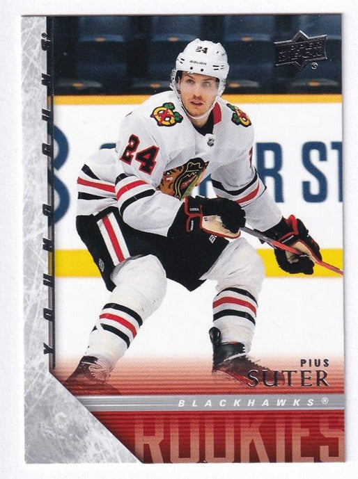 2020-21 Upper Deck Extended Series Young Guns Tribute Pius Sutter Blackhawks T94