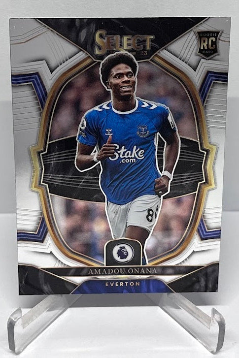 2022-23 Panini Select Premier League RC Amadou Onana Everton #36