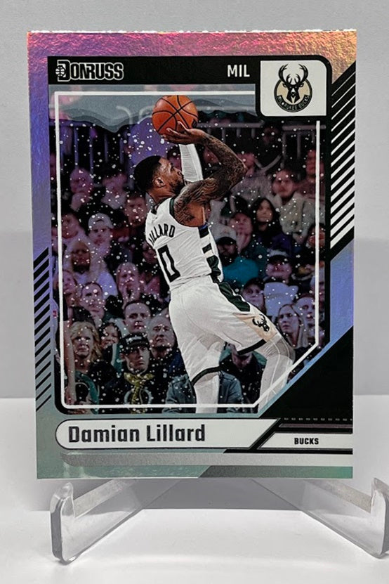 2024-25 Panini Donruss Winter Holo Damian Lillard Bucks #125