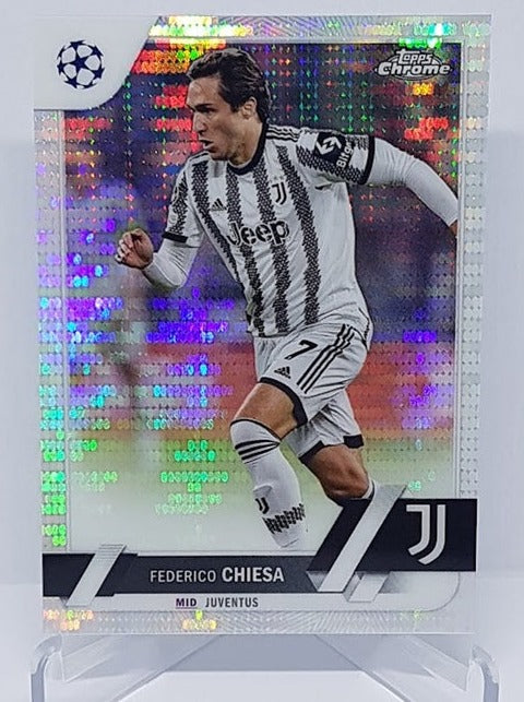 2023 Topps Chrome UCL Pulsar Federico Chiesa Juventus #83