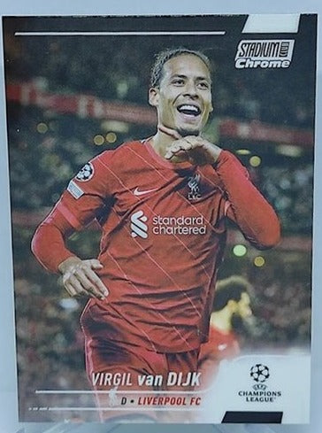2021-22 Topps UCL Stadium Club Virgil van Dijk Liverpool #4
