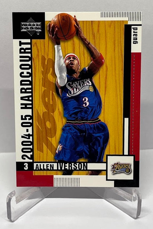2004 Upper Deck Hardcourt Allen Iverson Philadelphia 76ers #64