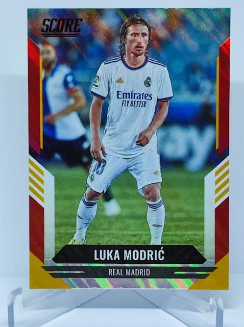 2021-22 Panini Score FIFA Red Lava Luka Modric Madrid #109