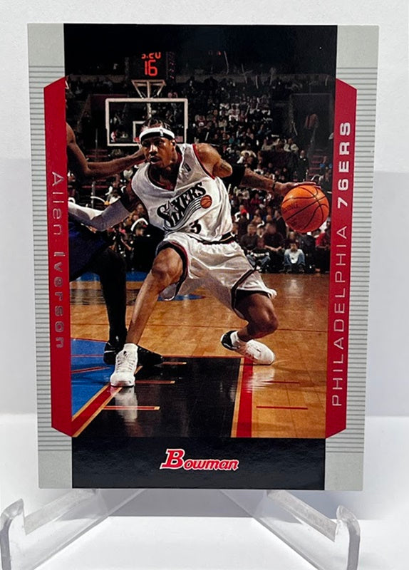 2004 Topps Bowman Allen Iverson Philadelphia 76ers #33