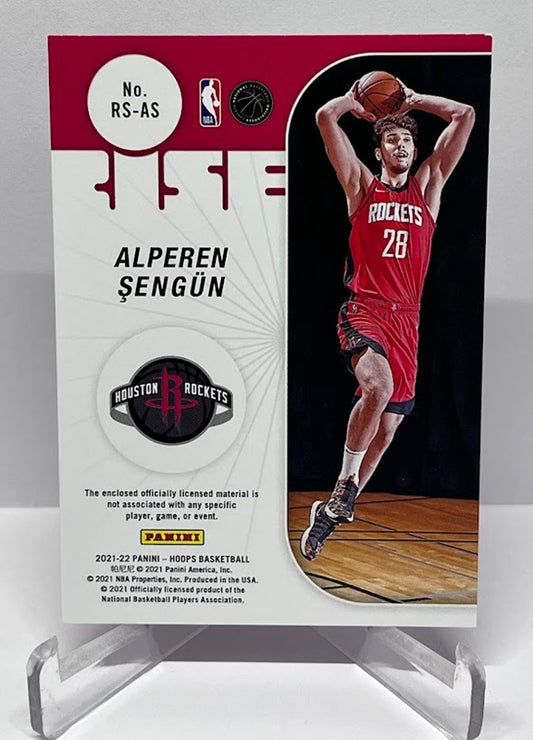 2021-22 Panini Hoops Rise N Shine Alperen Sengun Rockets