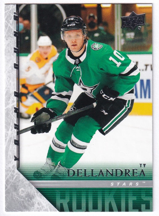 2020-21 Upper Deck Extended Series Young Guns Tribute Ty Dellandrea Stars T86