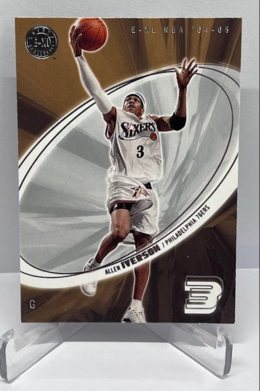2004-05 Fleer E-XL Allen Iverson Philadelphia 76ers #58