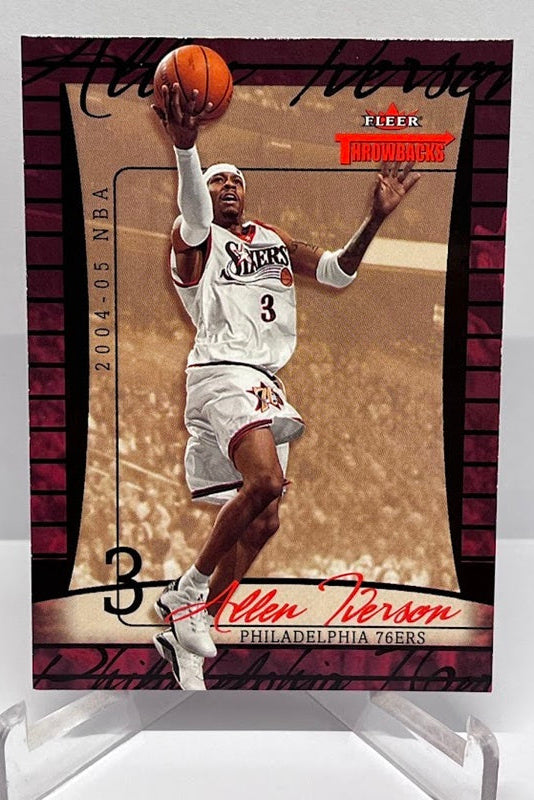 2004-05 Fleer Throwbacks Allen Iverson Philadelphia 76ers #3