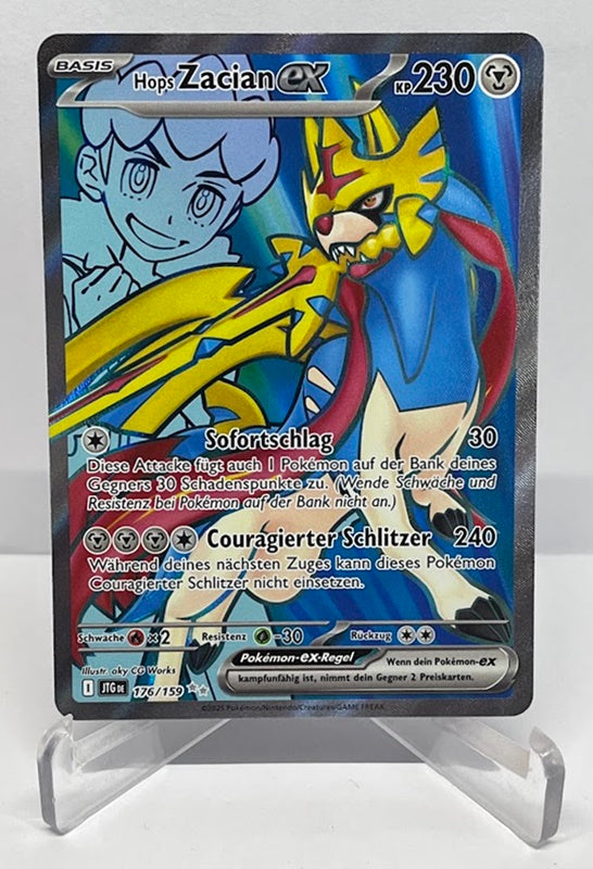 Pokemon Karmesin & Purpur Reisegefährten Hops Zaciano ex 176/159 Holo D #99