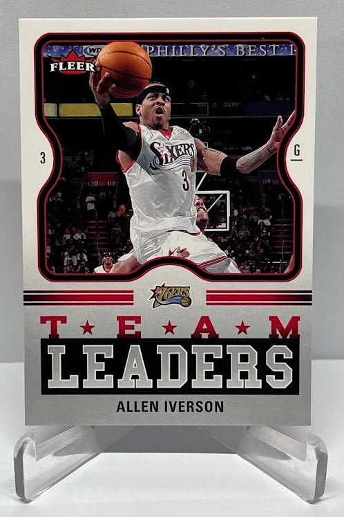 2006-07 Fleer Team Leaders Allen Iverson Philadelphia 76ers