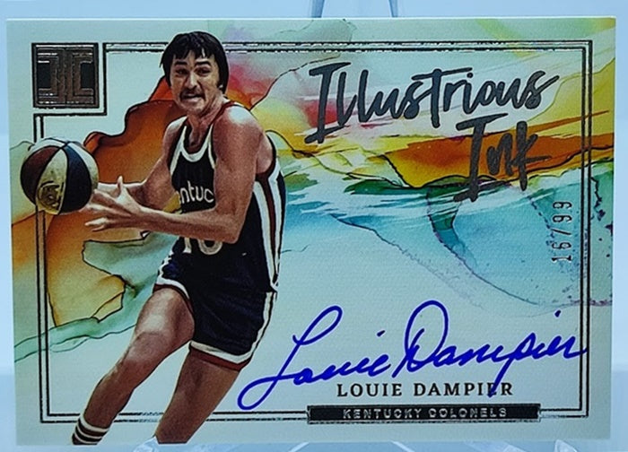 2022-23 Panini Impeccable Illustrious INK Louie Dampier Kentucky 16/99