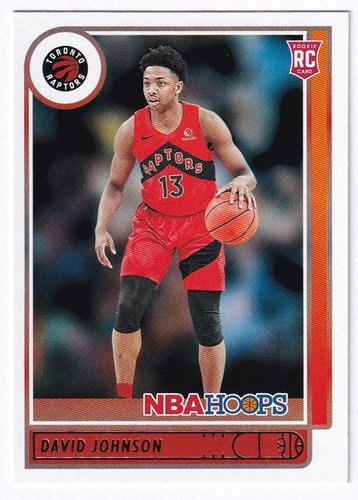 2021-22 Panini Hoops RC David Johnson Raptors #222