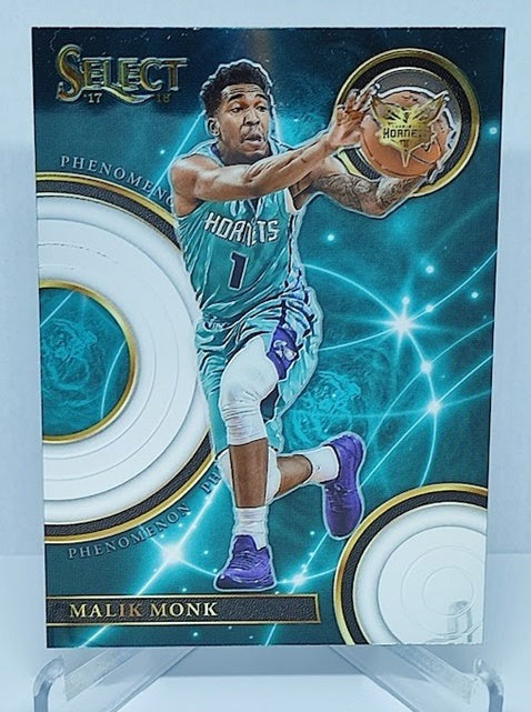 2017-18 Panini Select Phenomenon Malik Monk Hornets P-15