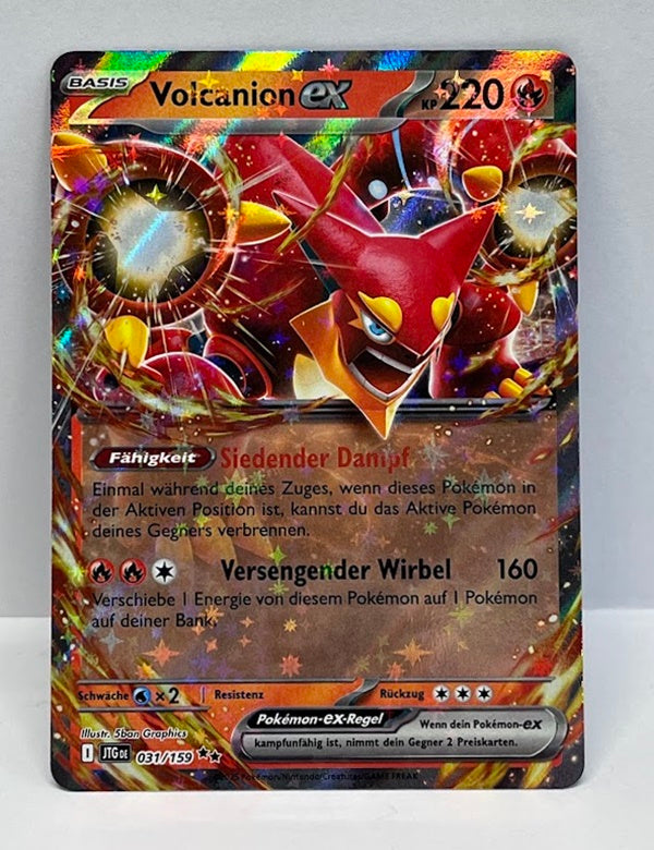 Pokemon Karmesin & Purpur Reisegefährten Volcanion 031/159 Holo D #99