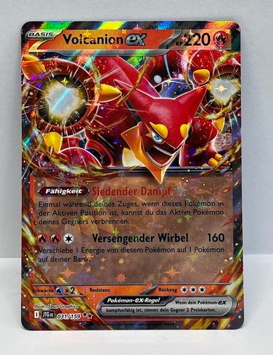 Pokemon Karmesin & Purpur Reisegefährten Volcanion 031/159 Holo D #99