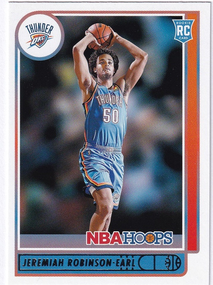 2021-22 Panini Hoops Rc Jeremiah Robinson-Earl OKC Thunder #225