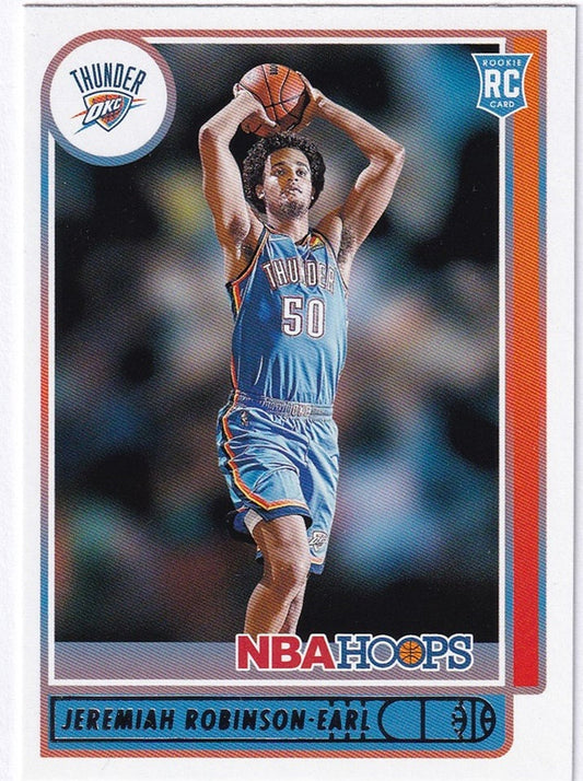 2021-22 Panini Hoops Rc Jeremiah Robinson-Earl OKC Thunder #225