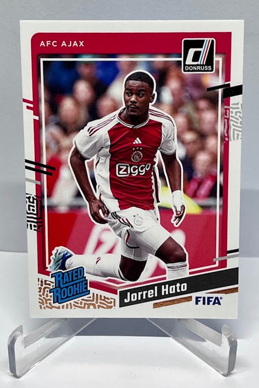 2023-24 Panini Donruss Rated Rookie Jorrel Hato AFC Ajax #189
