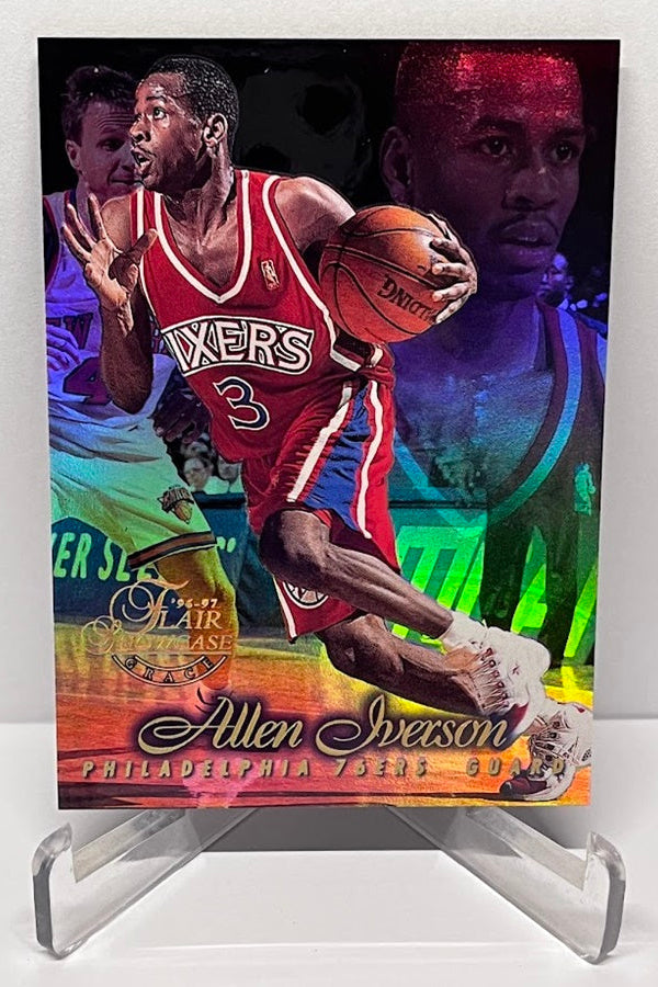 1996-97 Fleer Showcase Allen Iverson Philadelphia 76ers Row 1 #3