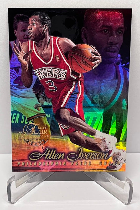1996-97 Fleer Showcase Allen Iverson Philadelphia 76ers Row 1 #3