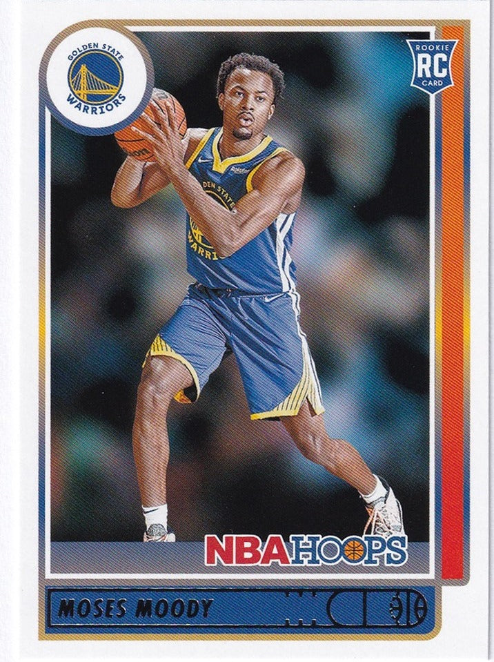 2021-22 Panini Hoops RC Moses Moody Warriors #229