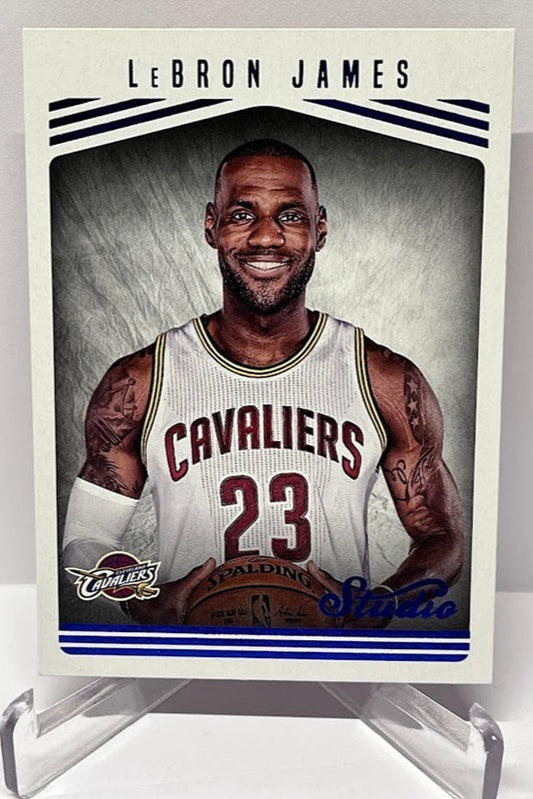 2016-17 Panini Studio LeBron James Cleveland Cavaliers #136