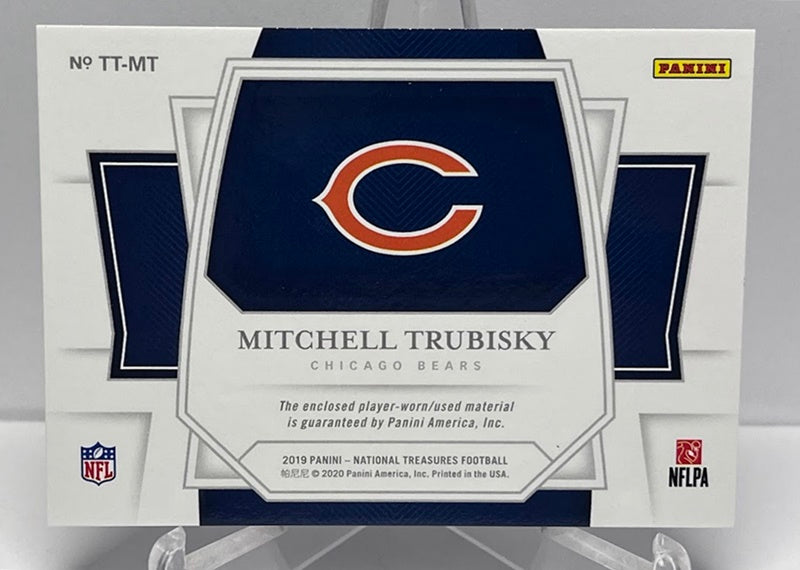 2019 Panini National Treasures Tremendous Treasures Mitchell Trubisky 24/99