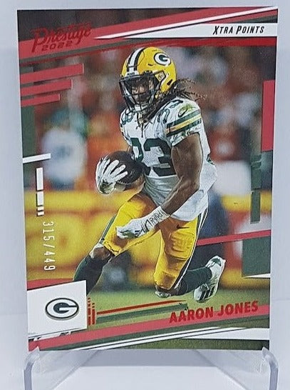 2022 Panini Prestige Xtra Points Aaron Jones Packers 315/449 #105