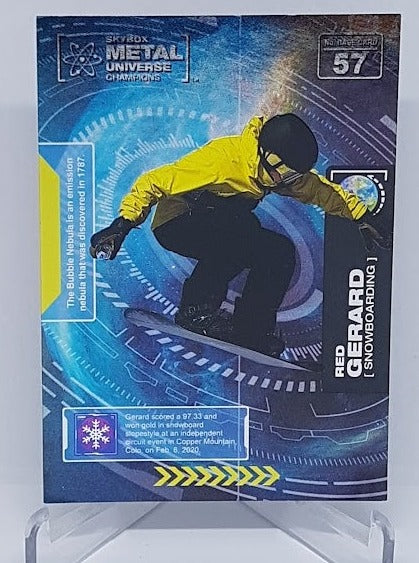 2021 Skybox Metal Universe Red Gerard Snowboarding #57