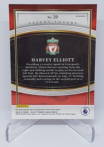 2022-23 Panini Select Premier League Future Harvey Elliott Liverpool FC #20