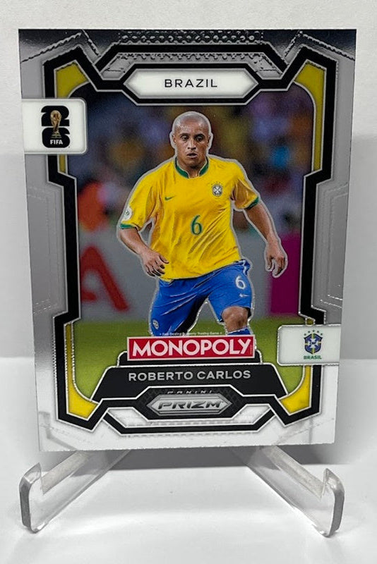 2026 Panini Monopoly Prizm FIFA World Cup Roberto Carlos Brazil #17