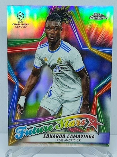 2022 Topps Chrome UCL Future Stars Eduardo Camavinga Madrid