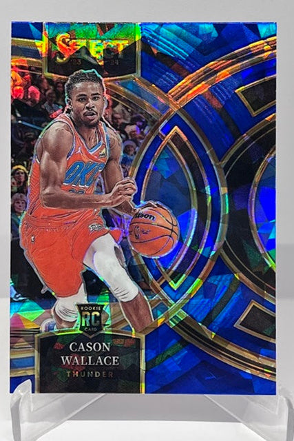 2023-24 Panini Select Cracked Ice Prizm RC Cason Wallace OKC #103