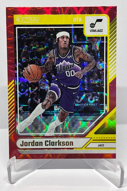 2024-25 Panini Donruss Red Jordan Clarkson Utah Jazz #147 *6