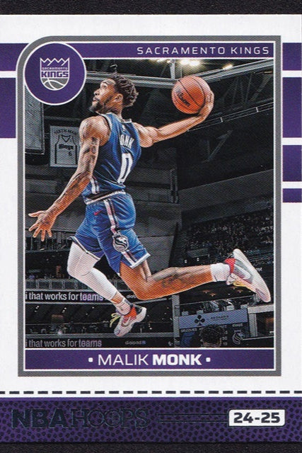 2024-25 Panini Hoops Malik Monk Sacramento Kings #153