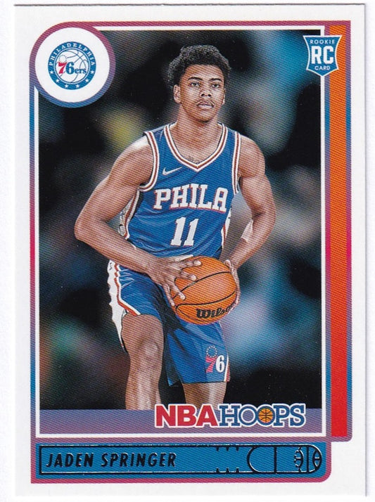 2021-22 Panini Hoops RC Jaden Springer 76ers #239