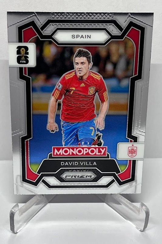 2026 Panini Monopoly Prizm FIFA World Cup David Silva Spain #44