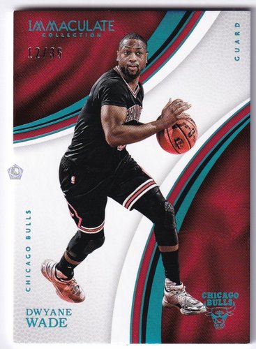 2016-17 Panini Immaculate Dwyane Wade Bulls 12/35 #29