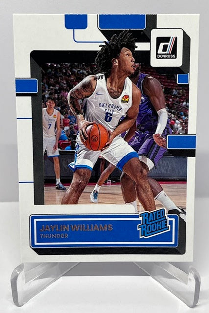 2022-23 Panini Donruss Rated Rookie Jaylin Williams OKC #241