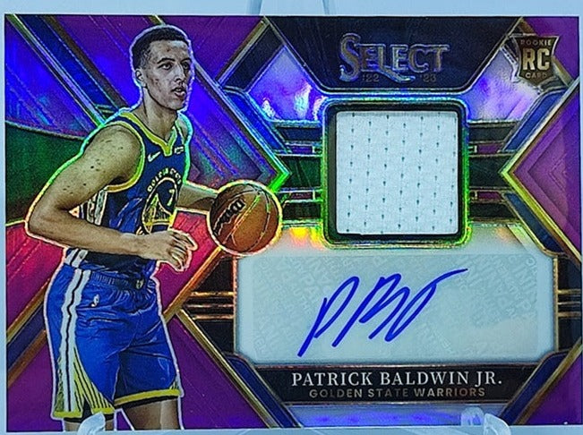 2022-23 Panini Select Purple Prizm Rookie Jersey Patrick Baldwin 42/99