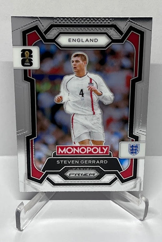 2026 Panini Monopoly Prizm FIFA World Cup Steven Gerard England #23